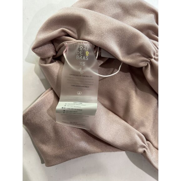 Port de Bras Scrunch Bikini Bottoms in Mauve - Picture 3 of 3